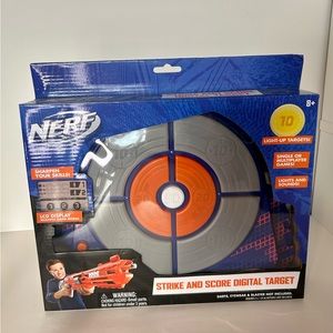 New! Nerf Strike & Score Digital Target w/ Lights & Sounds